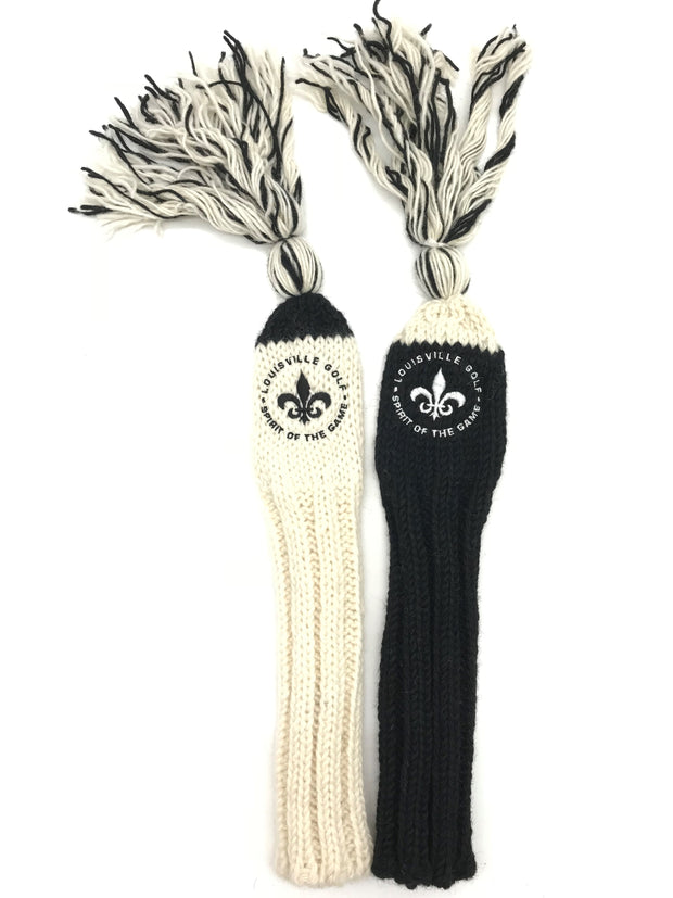 Hand-Knitted Hybrid/Cleek Headcover - Louisville Golf